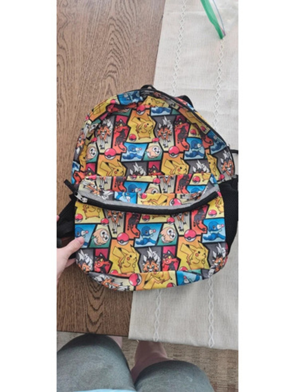 Kids pokemon Pikachu backpack bag used